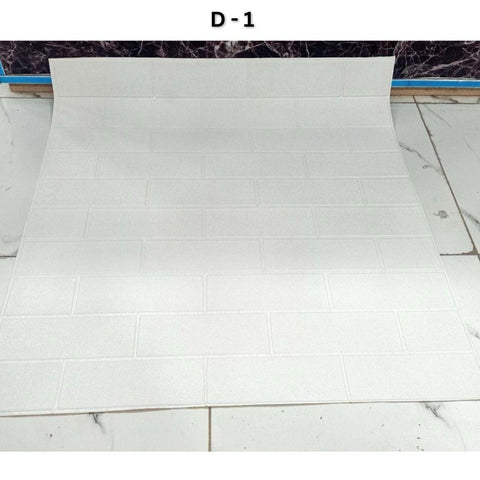 3D Brick Design Self-Adhesive Waterproof Foam Sheet 3D PE Foam Wallpaper